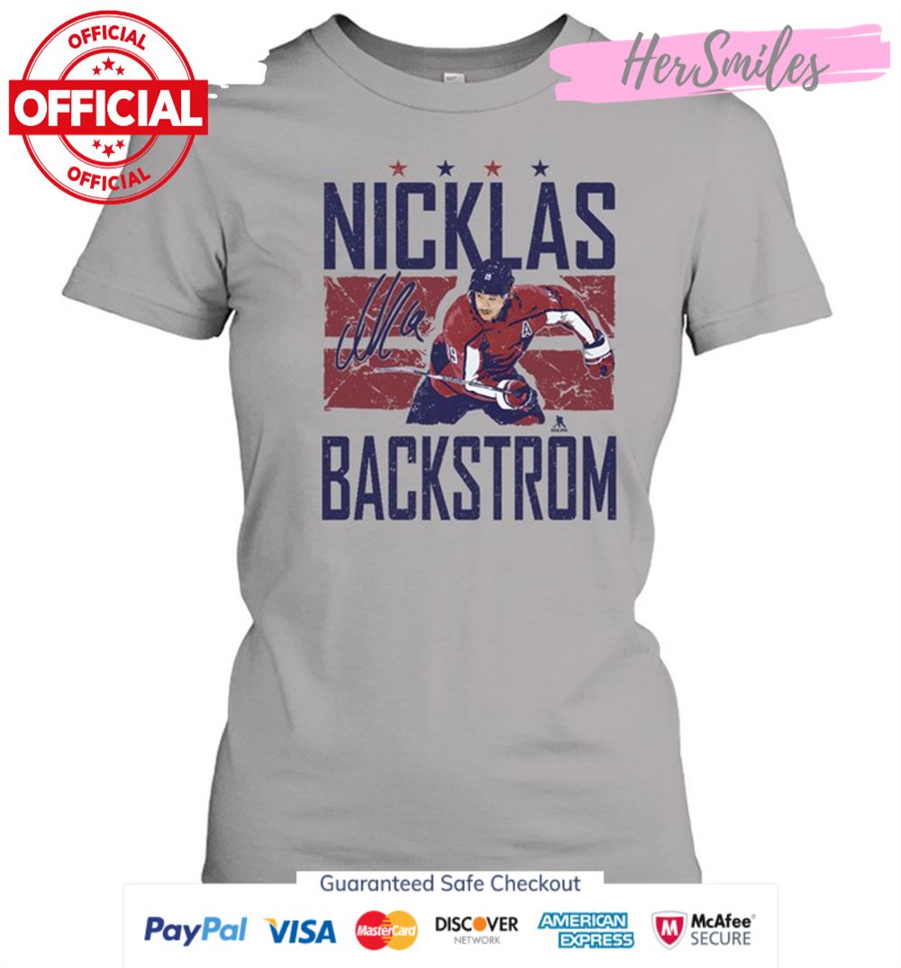 Nicklas Backstrom Bars Shirt Nicklas Backstrom Bars Signature T Shirt