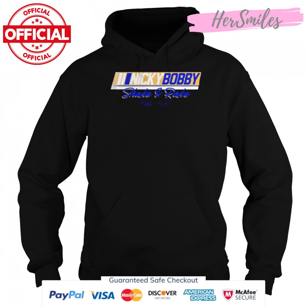 Nicky Lopez And Bobby Witt Jr Nicky Bobby signature T-shirt Nicky Lopez And Bobby Witt Jr Nicky Bobby signature T-shirt