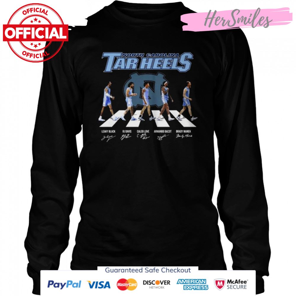 North Carolina Tar Heels Abbey Road signatures 2022 shirt North Carolina Tar Heels Abbey Road signatures 2022 shirt