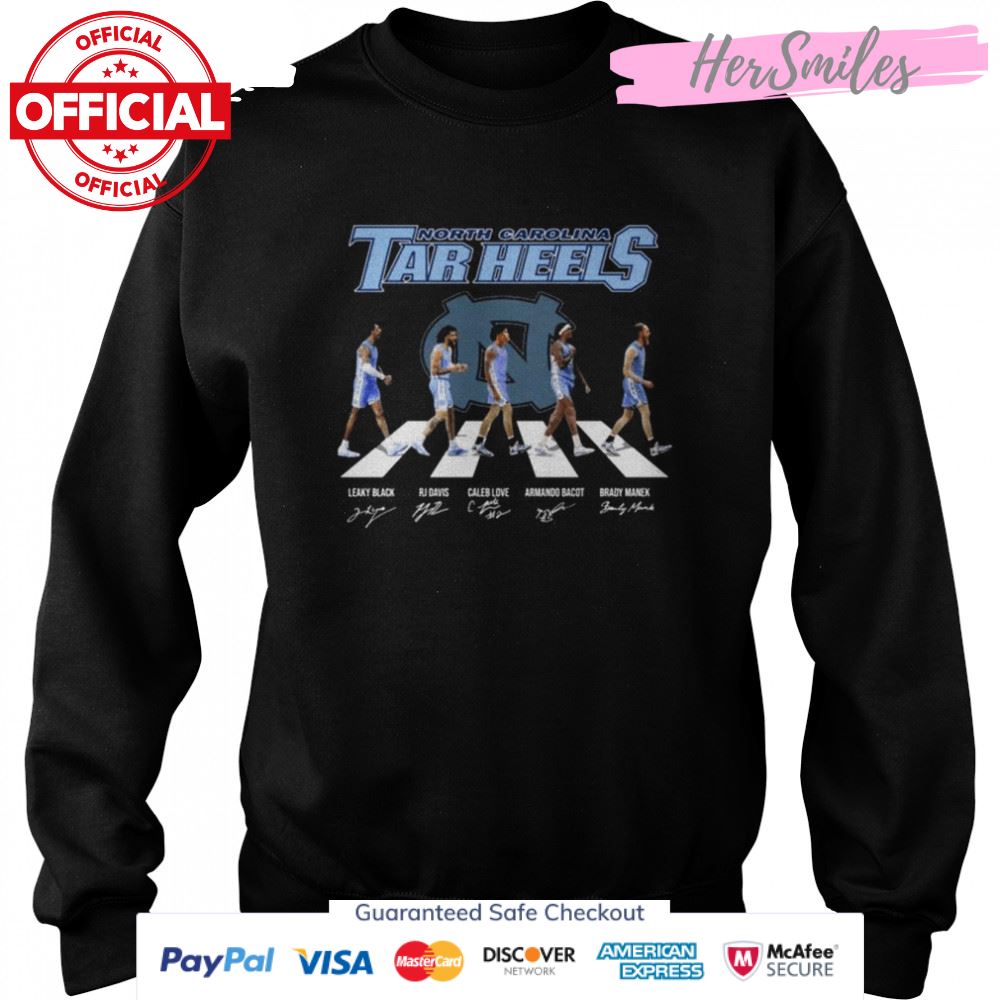 North Carolina Tar Heels Abbey Road signatures 2022 shirt North Carolina Tar Heels Abbey Road signatures 2022 shirt