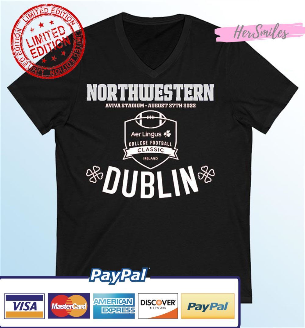 Northwestern Dublin Ireland Game 2022 Unisex T-Shirt
