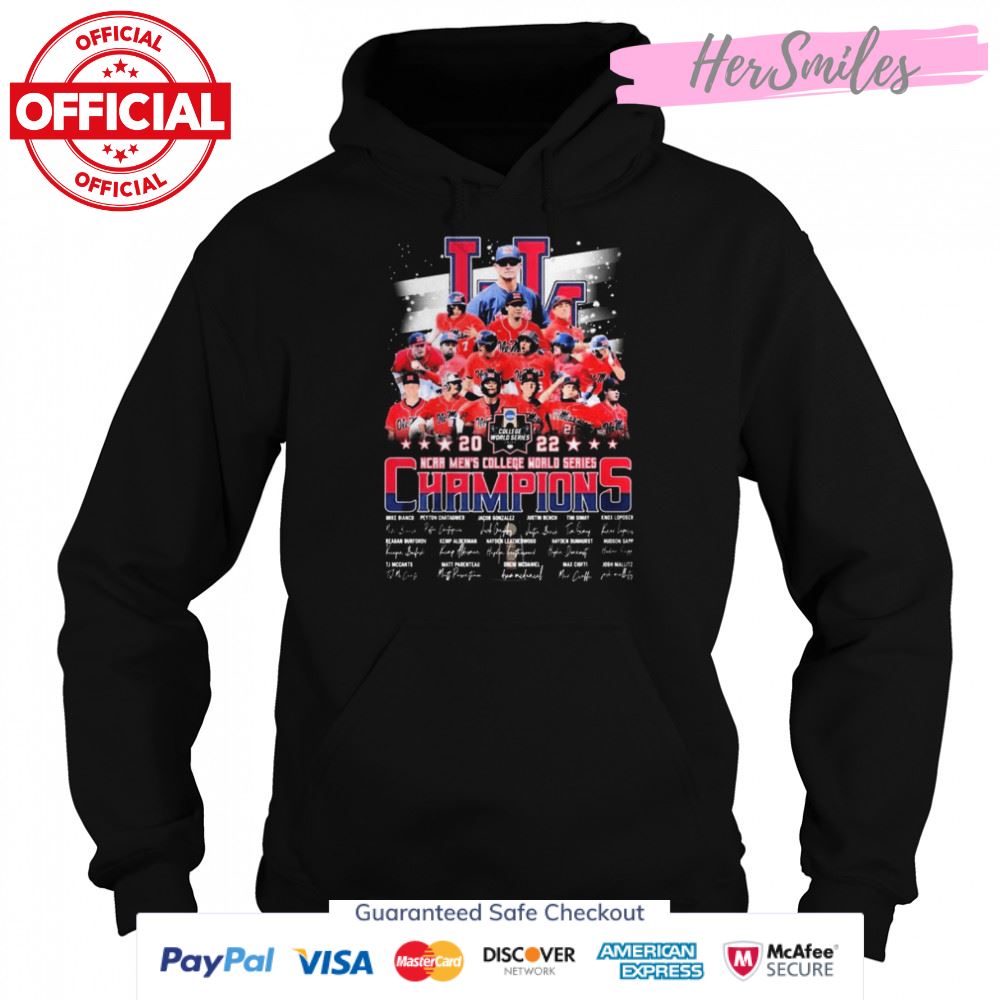 Ole Miss Rebels Baseball Team 2022 NCAA Men’s CWS Champions Signatures Shirt Ole Miss Rebels Baseball Team 2022 NCAA Men’s CWS Champions Signatures Shirt