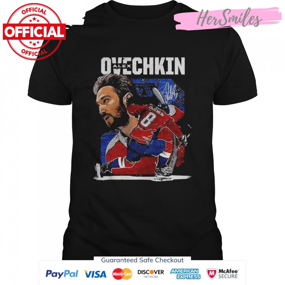 Ovechkin For Washington Capitals Fans Signatures Shirt