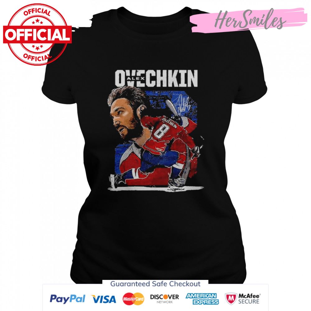 Ovechkin For Washington Capitals Fans Signatures Shirt