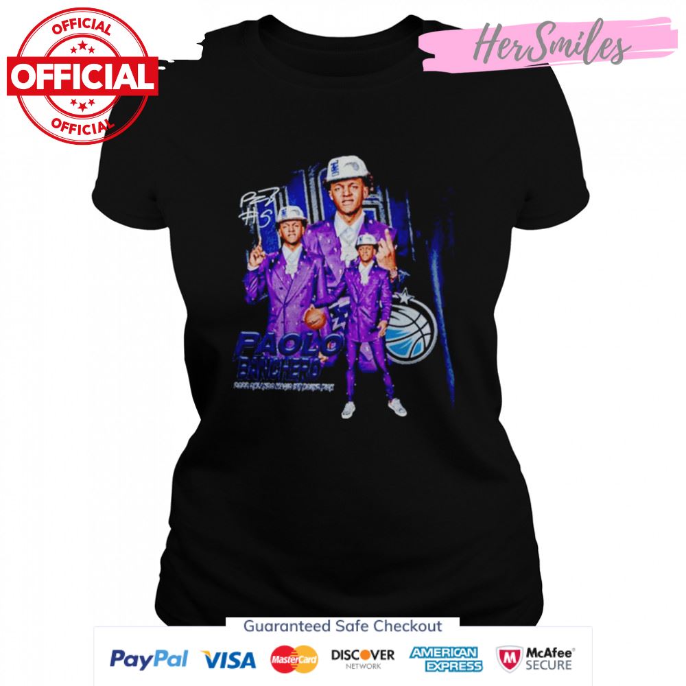 Paolo Banchero NBA 2022 signature shirt