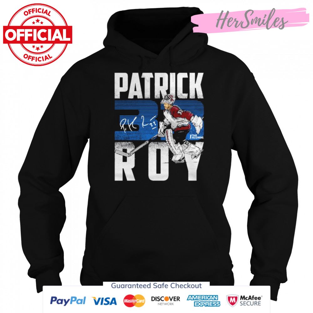 Patrick Roy 33 Colorado Avalanche Signature Shirt Patrick Roy 33 Colorado Avalanche Signature Shirt