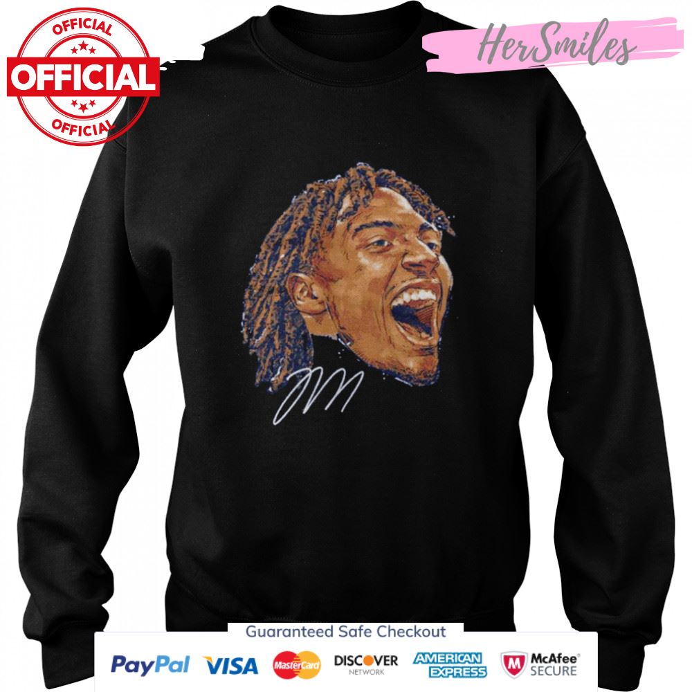 Philadelphia 76ers Tyrese Maxey scream signature shirt Philadelphia 76ers Tyrese Maxey scream signature shirt