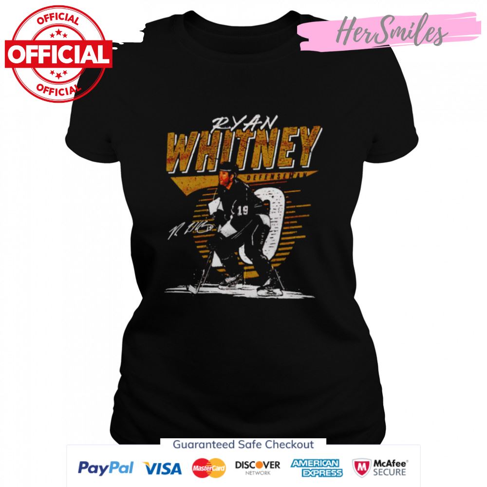 Pittsburgh Penguins Ryan Whitney defenseman signature shirt