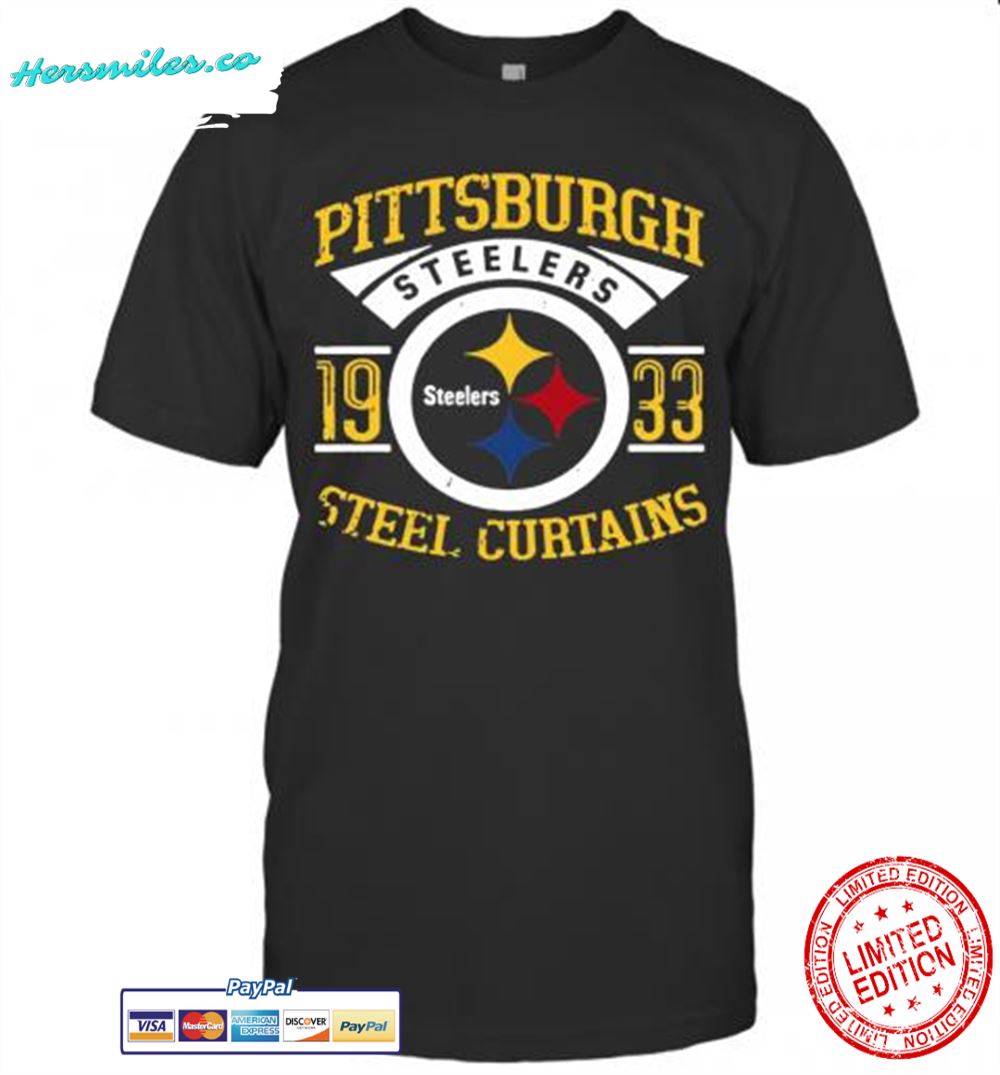 Pittsburgh Steelers 1933 Steel Curtains T-Shirt