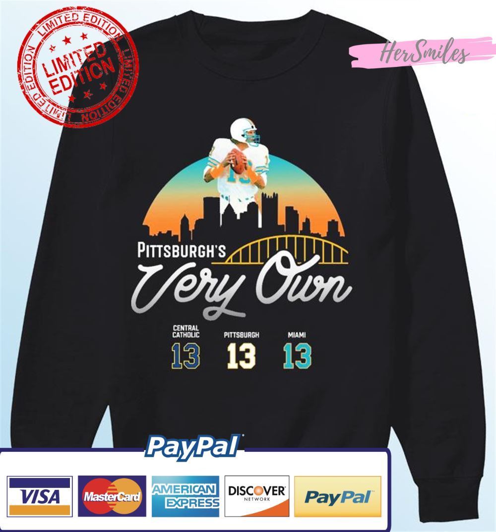 Pittsburgh's Very Own 13 Central Catholic 13, Pittsburgh 13, Miami 13 Unisex T-Shirt Pittsburgh's Very Own 13 Central Catholic 13, Pittsburgh 13, Miami 13 Unisex T-Shirt