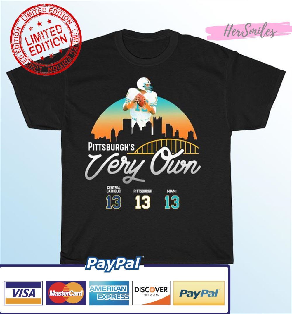 Pittsburgh's Very Own 13 Central Catholic 13, Pittsburgh 13, Miami 13 Unisex T-Shirt Pittsburgh's Very Own 13 Central Catholic 13, Pittsburgh 13, Miami 13 Unisex T-Shirt