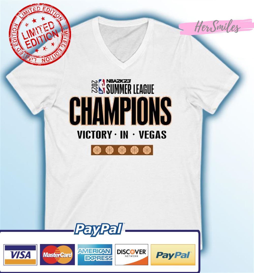 Portland Trail Blazers 2022 NBA 2K23 Summer League Champions Locker Room Unisex T-Shirt