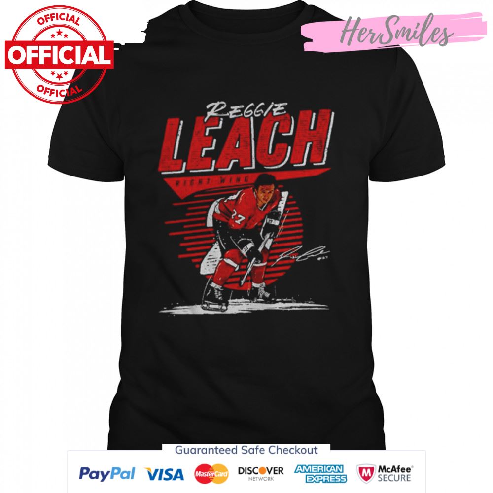 Reggie Leach Philadelphia Hockey Signatures Shirt