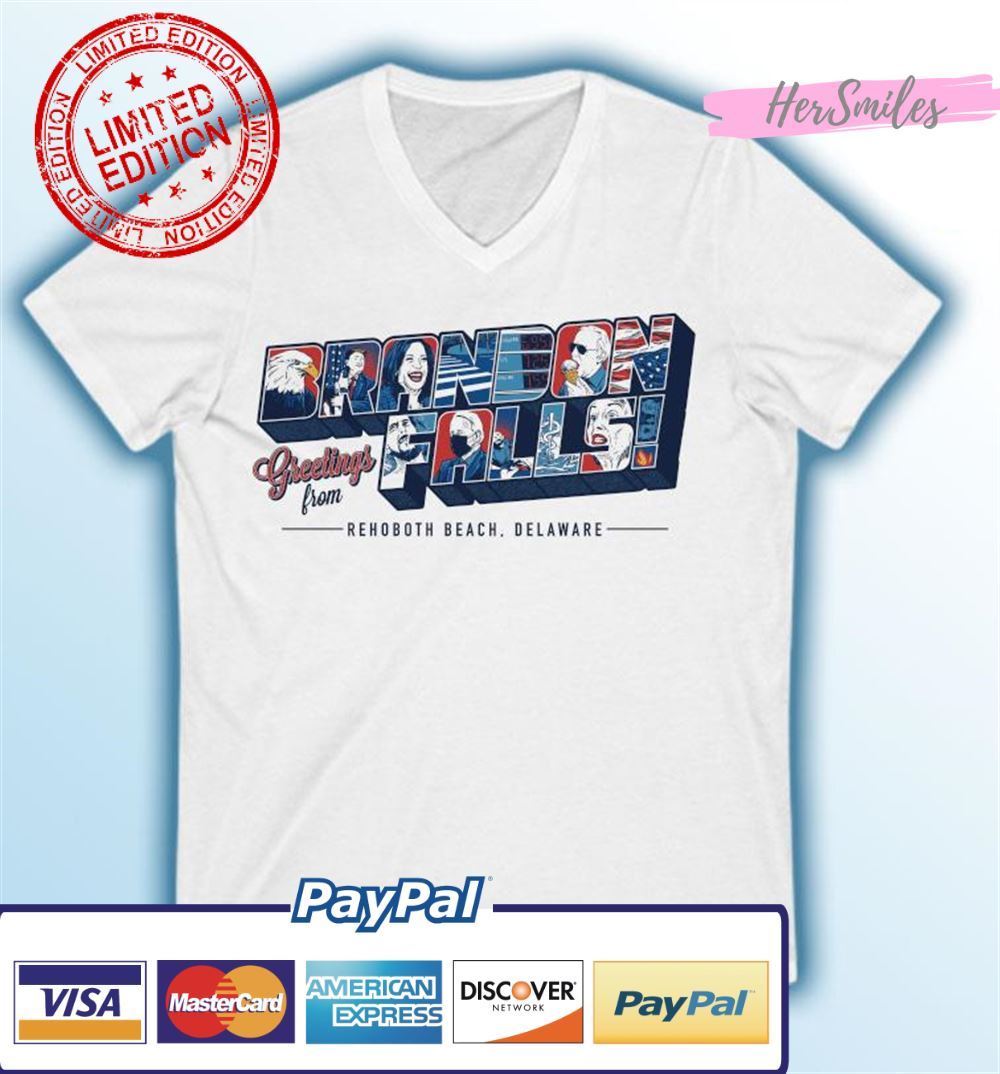 Rehoboth Beach Greetings From Brandon Falls Unisex T-Shirt