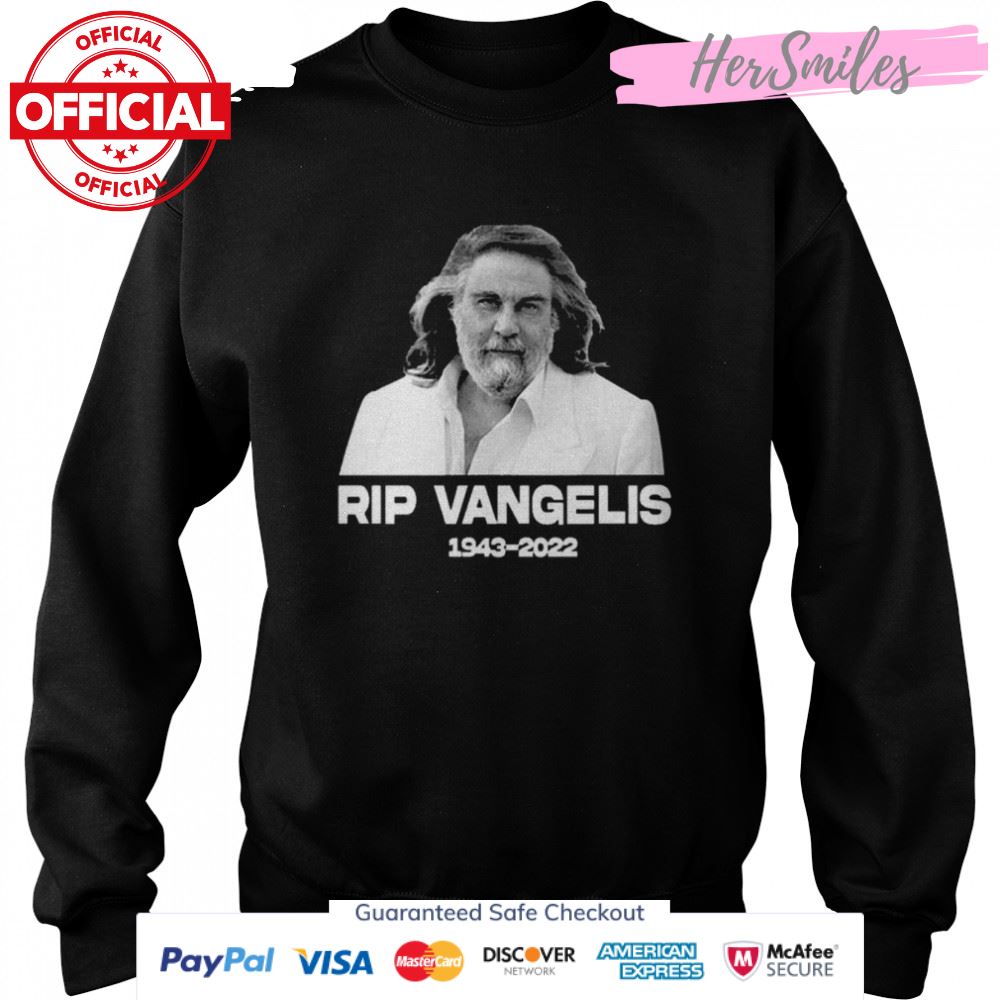 Rest In Peace Vangelis 1943-2022 Signature Shirt Rest In Peace Vangelis 1943-2022 Signature Shirt