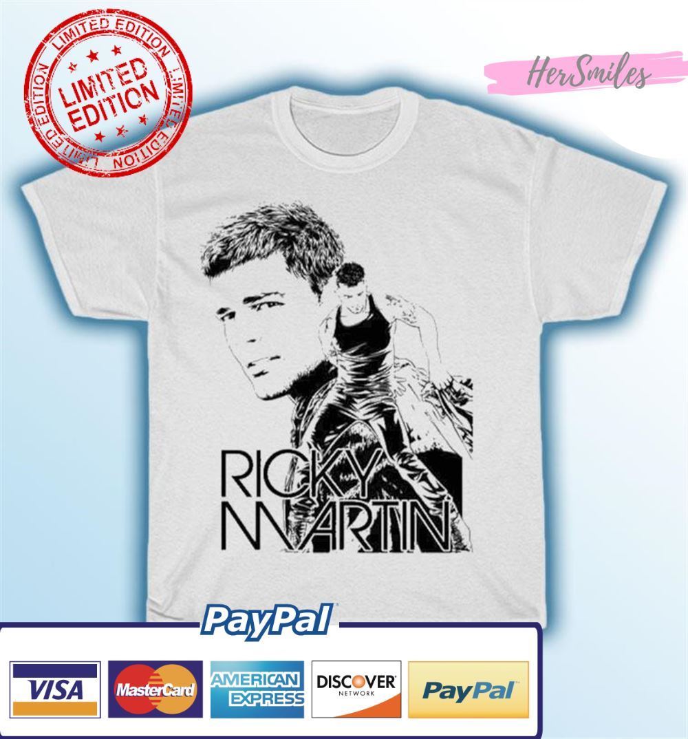 Ricky Martin 1999 Under License to Winterland 90s Unisex T-Shirt Ricky Martin 1999 Under License to Winterland 90s Unisex T-Shirt