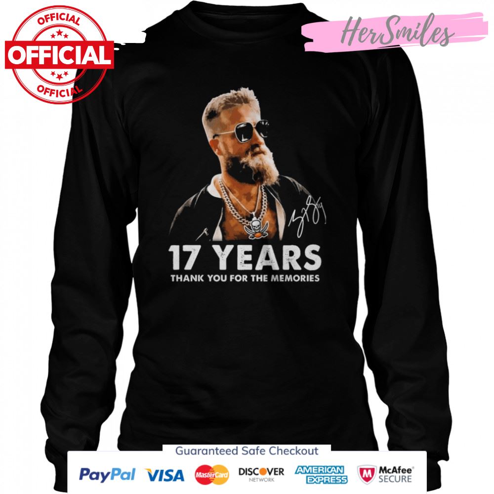 Ryan Fitzpatrick 17 years thank you for the memories signature shirt Ryan Fitzpatrick 17 years thank you for the memories signature shirt
