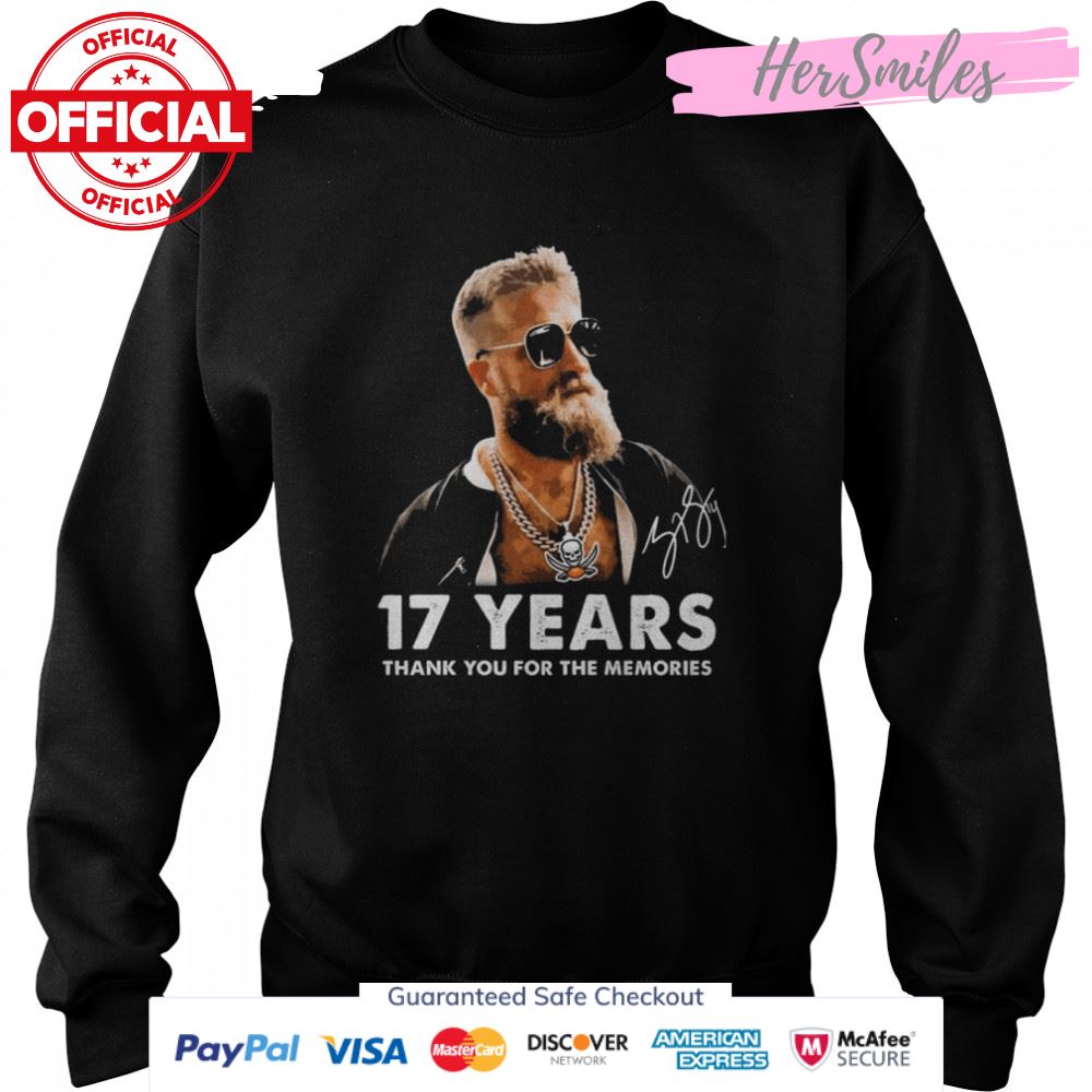 Ryan Fitzpatrick 17 years thank you for the memories signature shirt Ryan Fitzpatrick 17 years thank you for the memories signature shirt