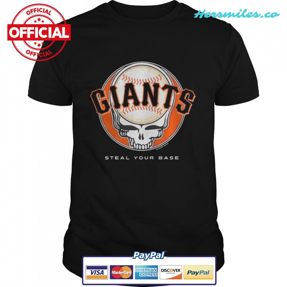 San Francisco Giants Grateful Dead Steal Your Base Unisex T-Shirt
