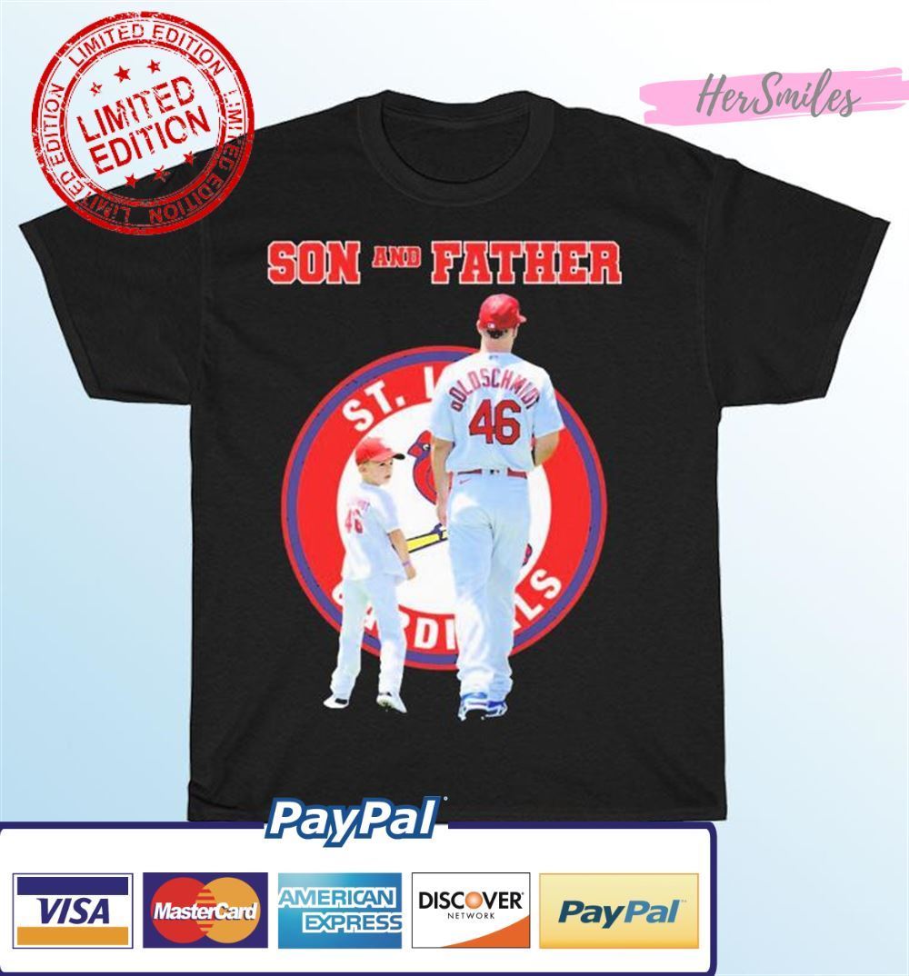 Son And Father Paul Goldschmidt St Louis Cardinals Unisex T-Shirt Son And Father Paul Goldschmidt St Louis Cardinals Unisex T-Shirt