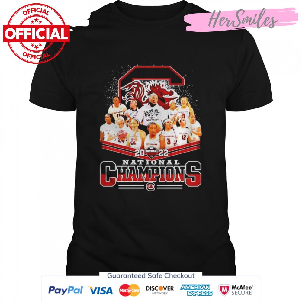 South Carolina Gamecocks 2022 National Champion signatures shirt