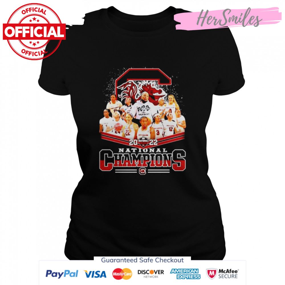 South Carolina Gamecocks 2022 National Champion signatures shirt