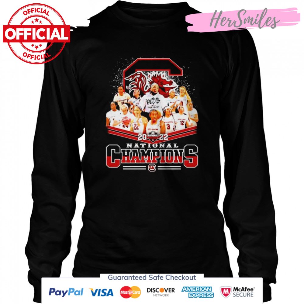 South Carolina Gamecocks 2022 National Champion signatures shirt South Carolina Gamecocks 2022 National Champion signatures shirt