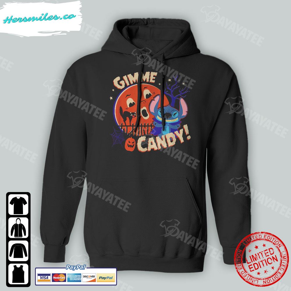 Spooky Disney Shirt Stitch Gimme Candy Halloween T-Shirt Spooky Disney Shirt Stitch Gimme Candy Halloween T-Shirt