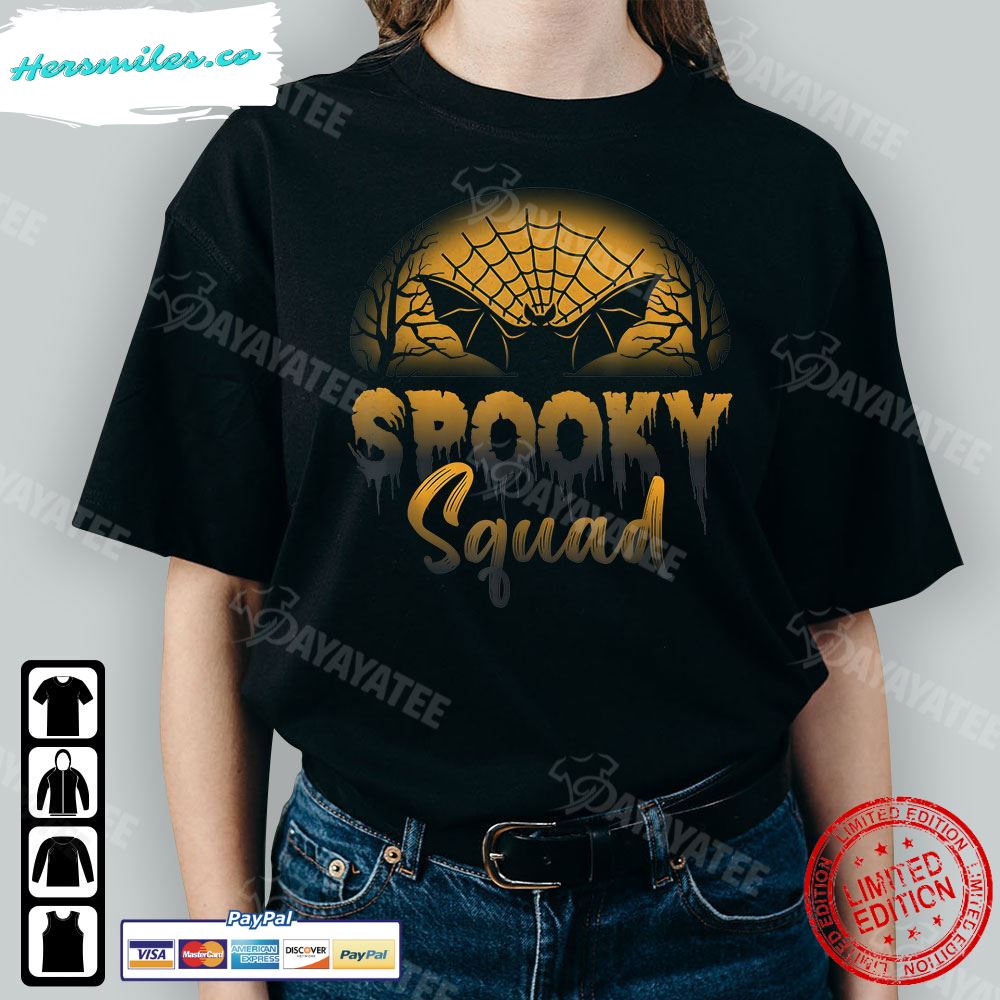 Spooky Squad Shirt Horror Halloween Costume T-Shirt
