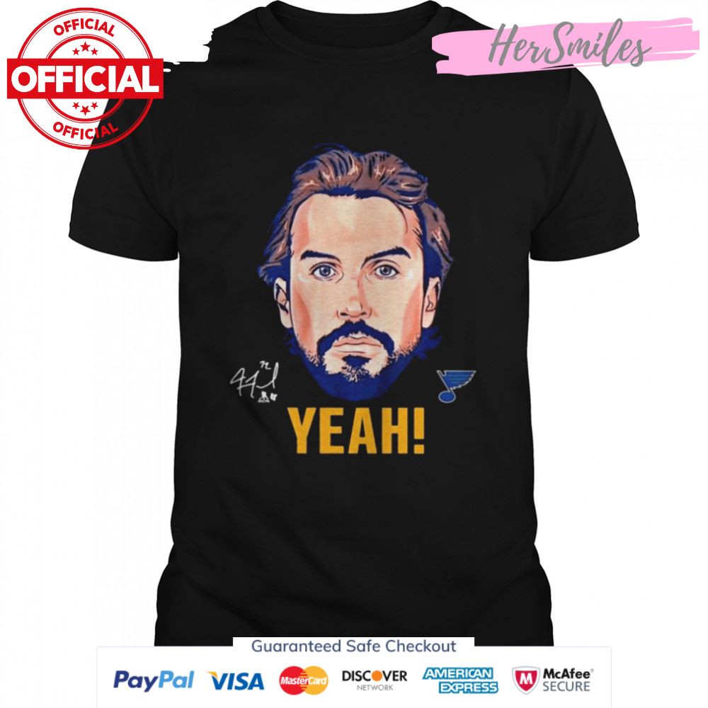 St. Louis Blues Justin Faulk Yeah Signature 2022 Shirt