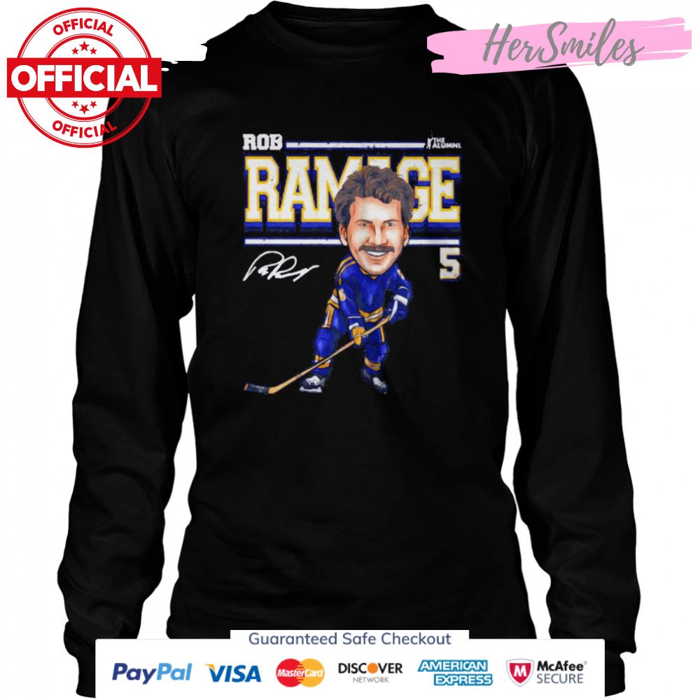 St. Louis Blues Rob Ramage cartoon signature shirt St. Louis Blues Rob Ramage cartoon signature shirt