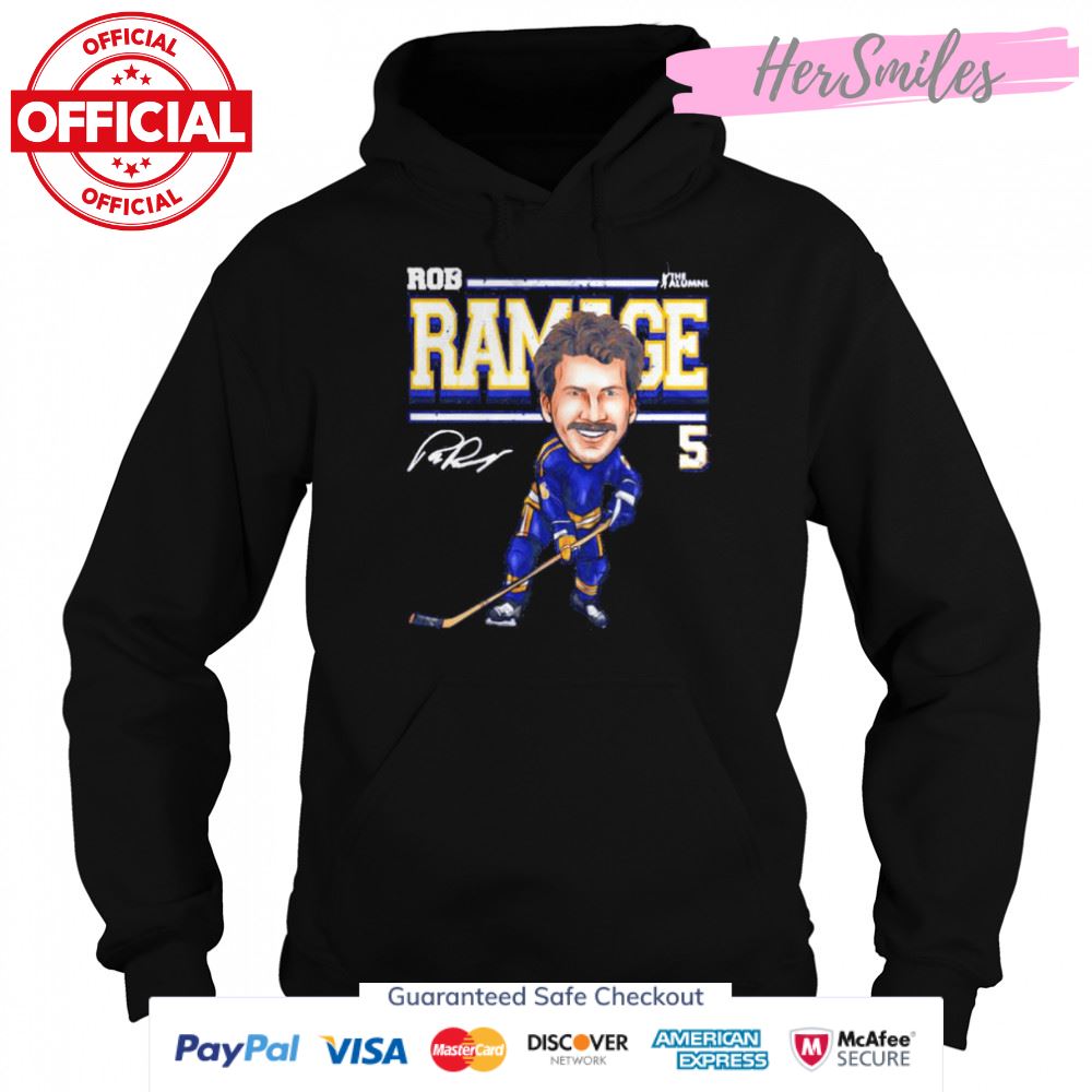 St. Louis Blues Rob Ramage cartoon signature shirt St. Louis Blues Rob Ramage cartoon signature shirt