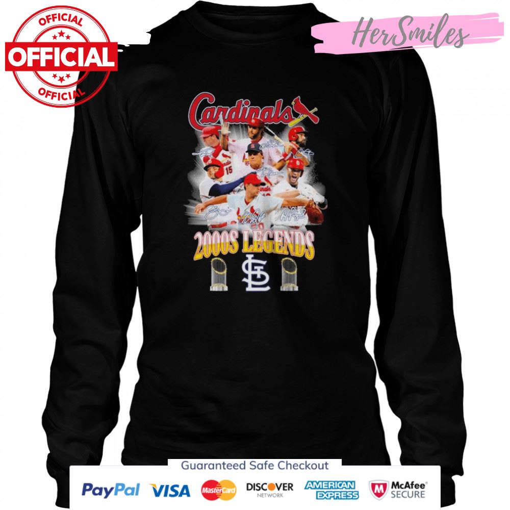 St Louis Cardinals 2000s Legends Signatures Shirt St Louis Cardinals 2000s Legends Signatures Shirt