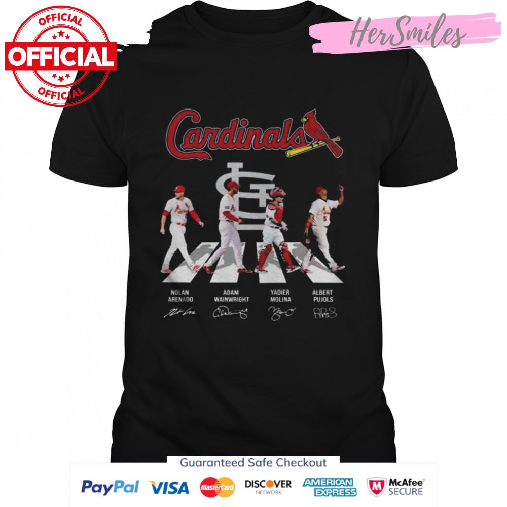 St. Louis Cardinals abbey road signatures 2022 shirt