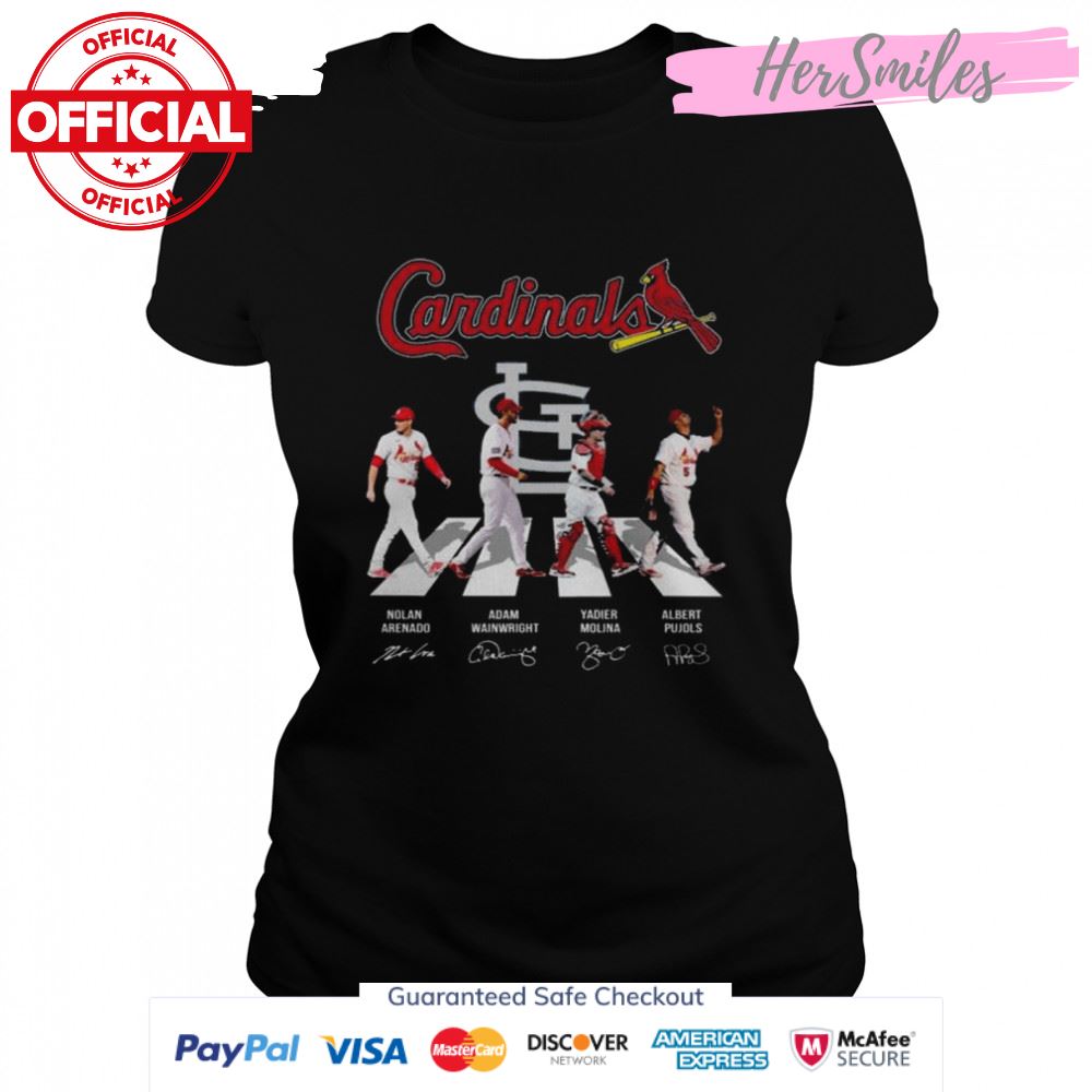 St. Louis Cardinals abbey road signatures 2022 shirt