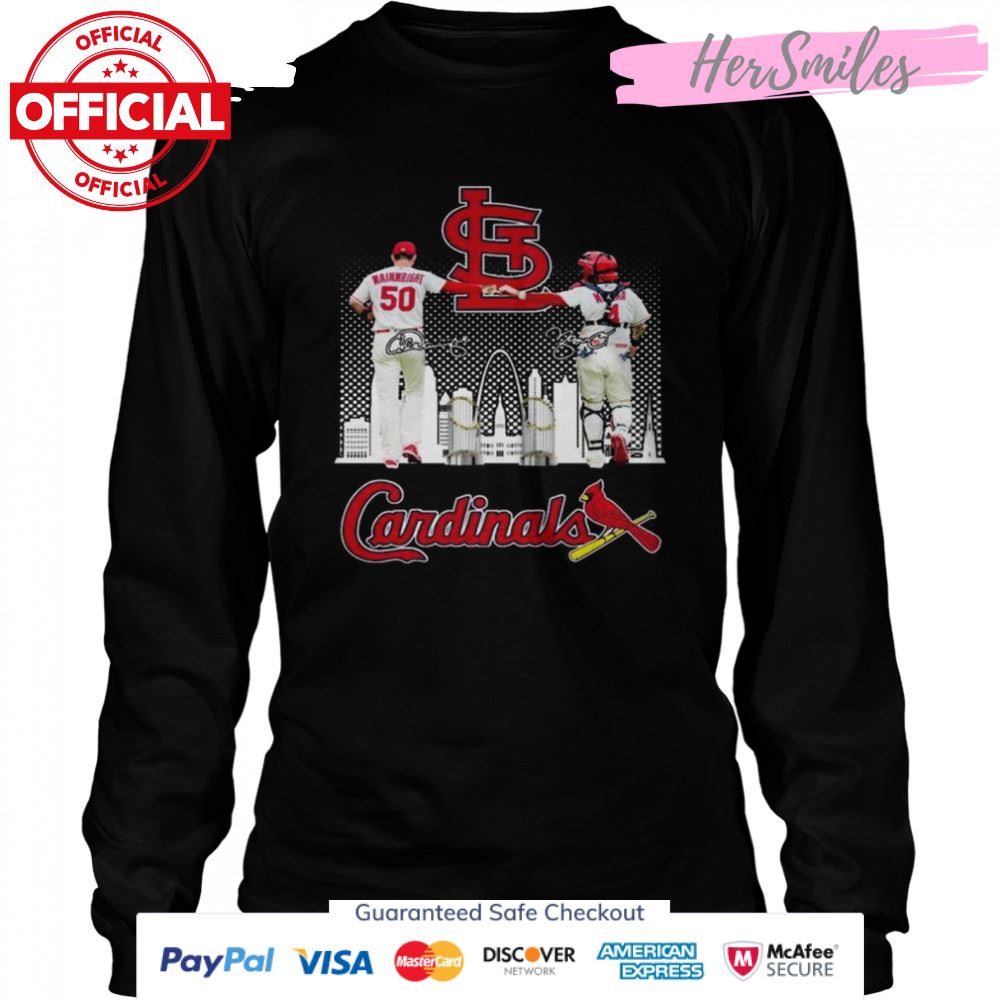 St. Louis Cardinals Wainwright and Molina signatures shirt St. Louis Cardinals Wainwright and Molina signatures shirt