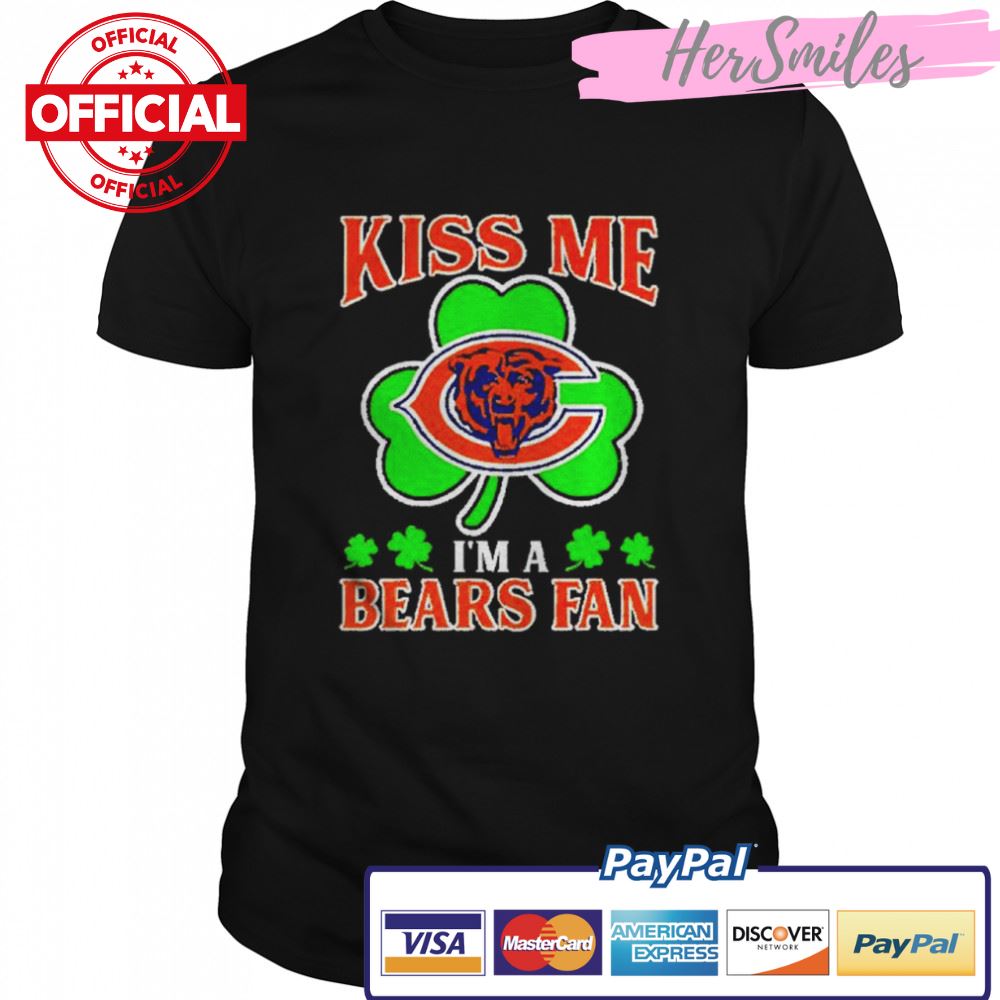 St. Patrick’s Day kiss me I’m a Chicago Bears 2022 shirt