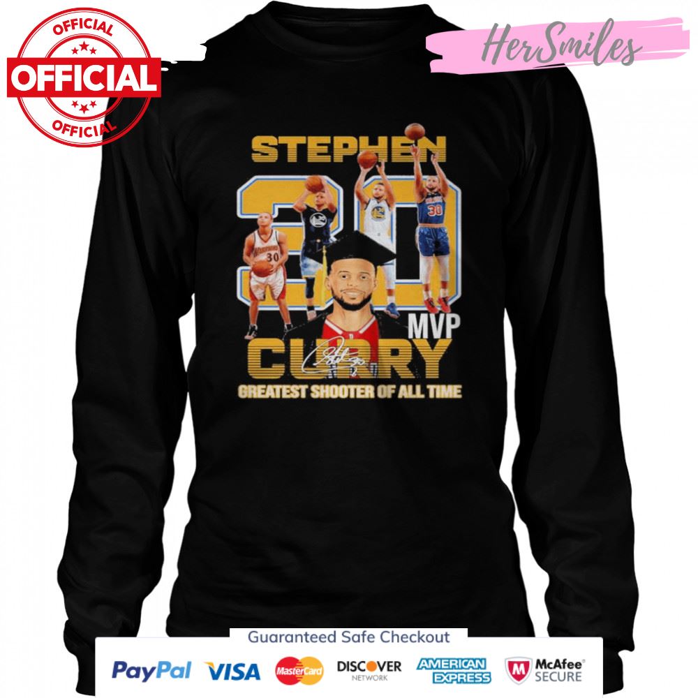 Stephen Curry 30 MVP Greatest Shooter Of All Time Signature Shirt Stephen Curry 30 MVP Greatest Shooter Of All Time Signature Shirt