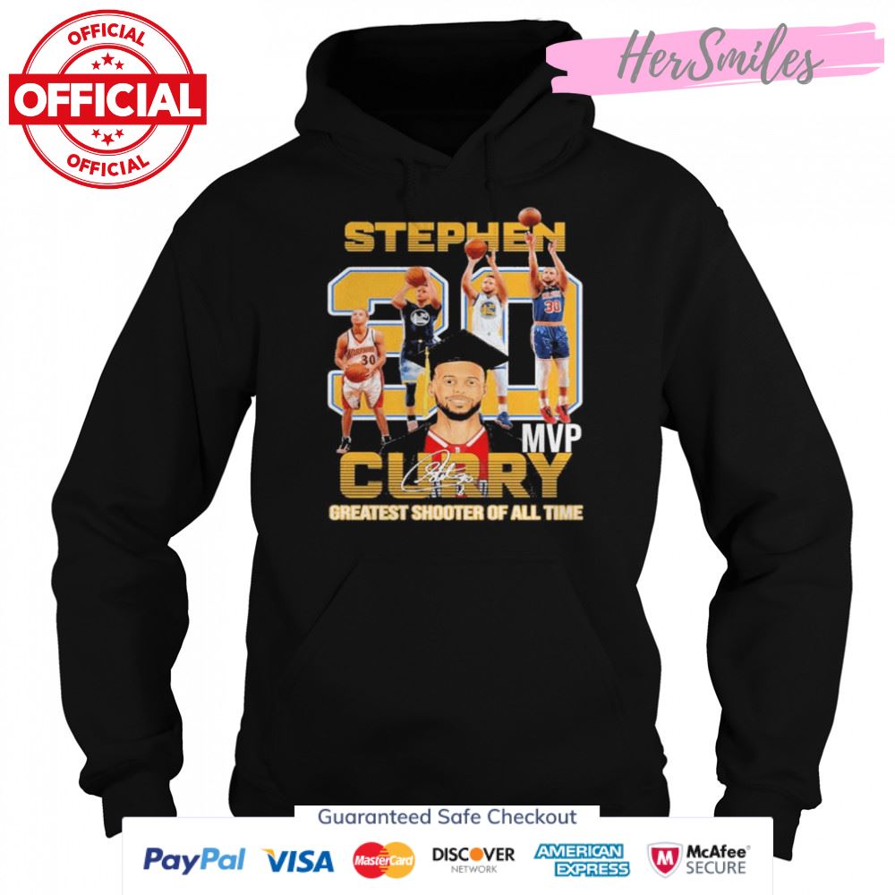 Stephen Curry 30 MVP Greatest Shooter Of All Time Signature Shirt Stephen Curry 30 MVP Greatest Shooter Of All Time Signature Shirt
