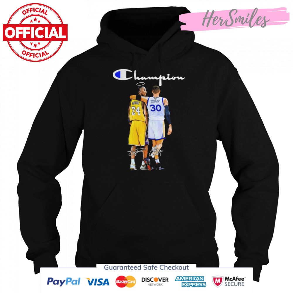Stephen Curry And Kobe Bryant Champion Basketball Signatures Shirt Stephen Curry And Kobe Bryant Champion Basketball Signatures Shirt
