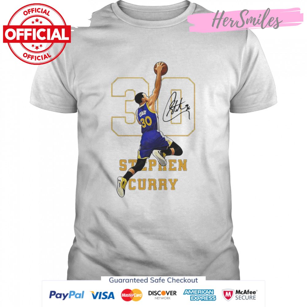 Stephen Curry Golden State Warriors Basketball Signature Shirt