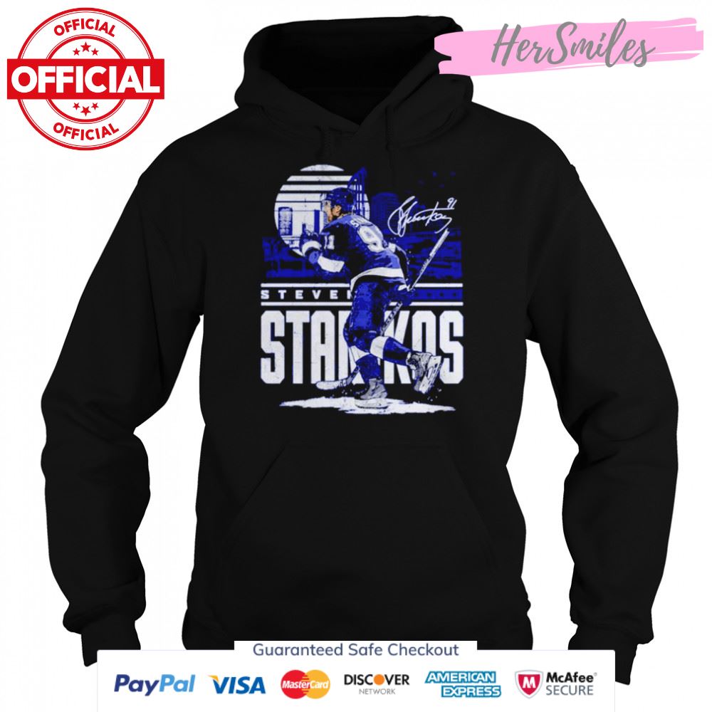 Steven Stamkos Tampa Bay Lightning Player Skyline Signature shirt Steven Stamkos Tampa Bay Lightning Player Skyline Signature shirt