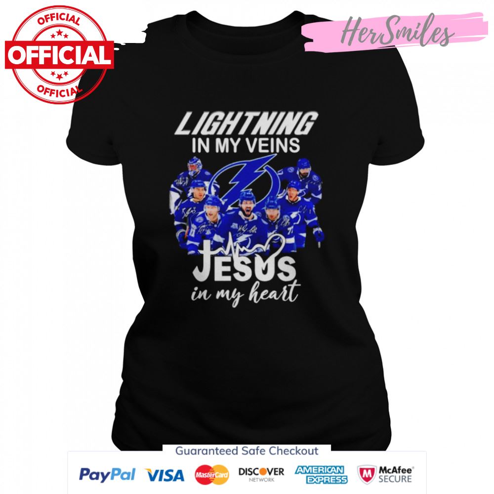 Tampa Bay Lightning In My Venus Jesus In My Heart Signatures Shirt