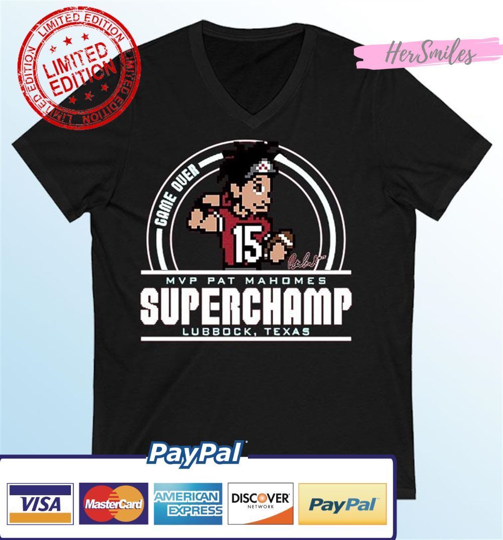 Texas Tech Red Raiders Patrick Mahomes MVP Superchamp Unisex T-Shirt