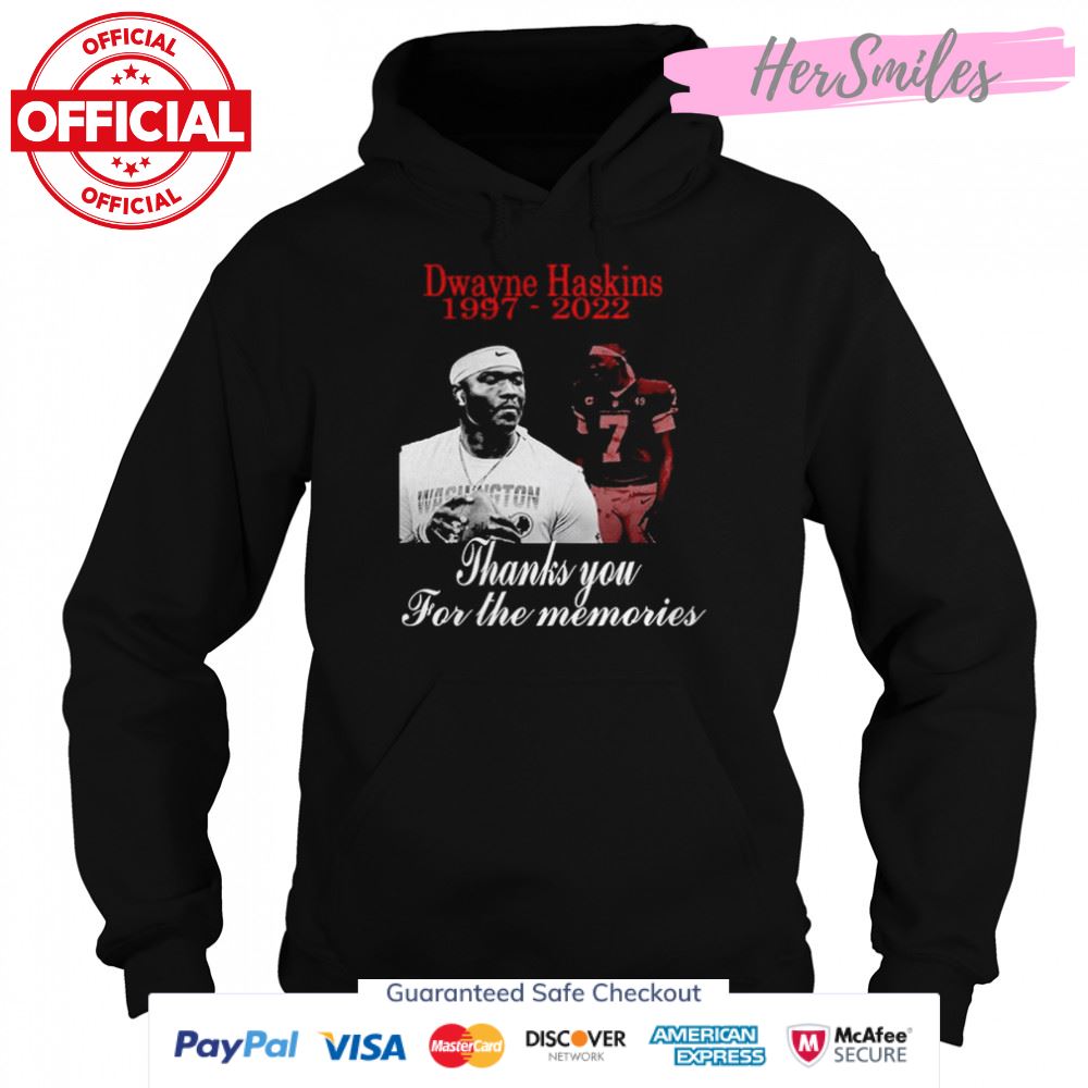 Thank You For The Memories Dwayne Haskins RIP 1997 2022 Signature T-Shirt Thank You For The Memories Dwayne Haskins RIP 1997 2022 Signature T-Shirt