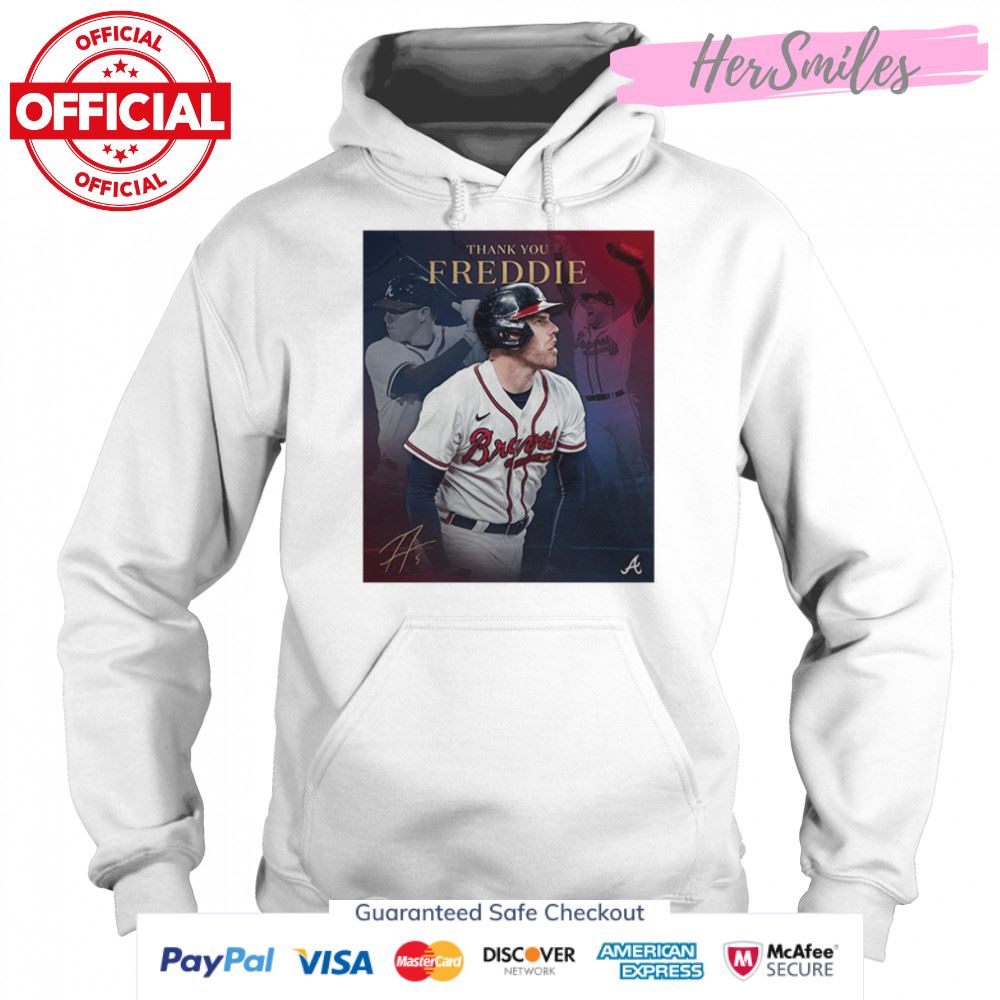 Thank You Freddie Freeman Atlanta Braves Signature T-shirt Thank You Freddie Freeman Atlanta Braves Signature T-shirt