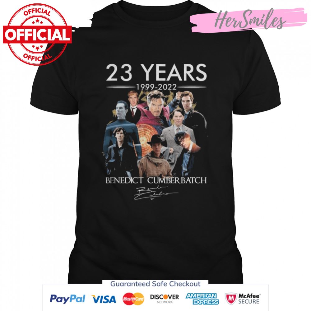 The 23 year 1999 2022 Benedict Cumberbatch signature shirt
