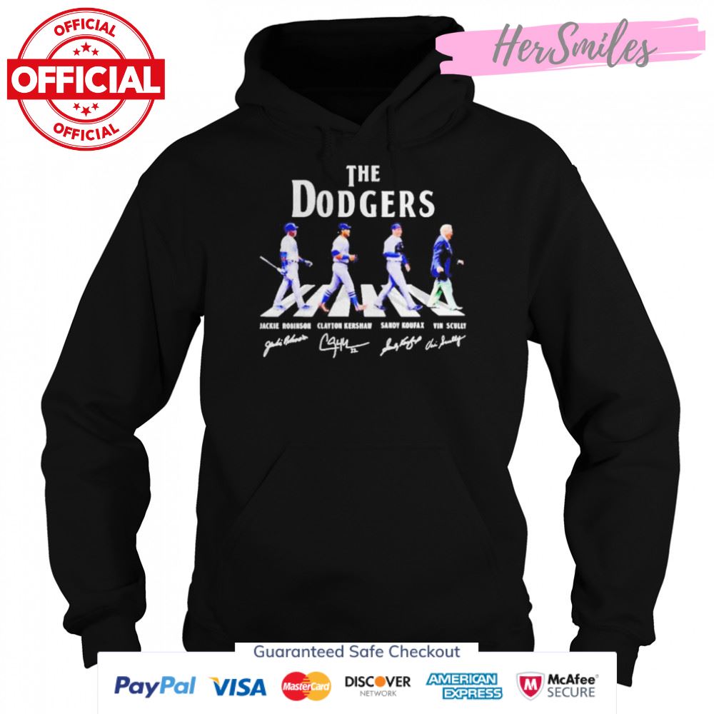 The Dodgers Abbey Road Signatures Shirt The Dodgers Abbey Road Signatures Shirt