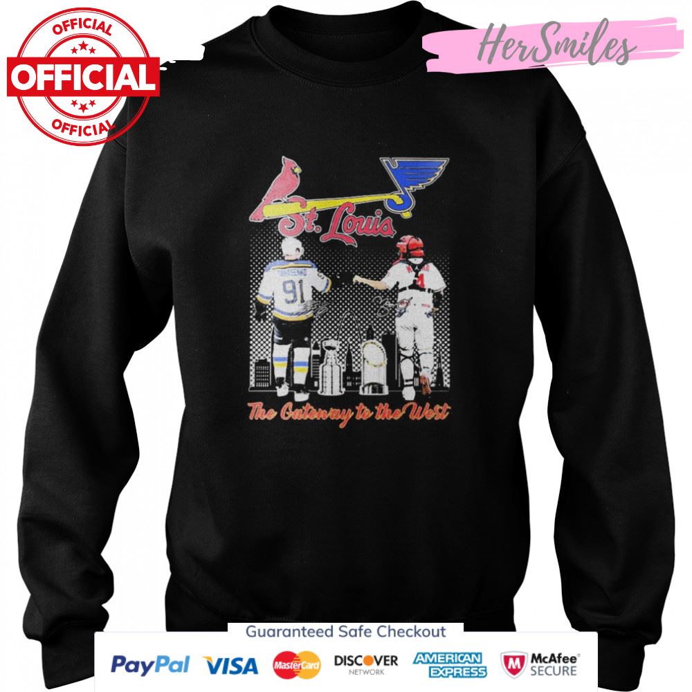 The Gateway To The West Vladimir Tarasenko And Yadier Molina St Louis Sport Team Signatures Shirt The Gateway To The West Vladimir Tarasenko And Yadier Molina St Louis Sport Team Signatures Shirt