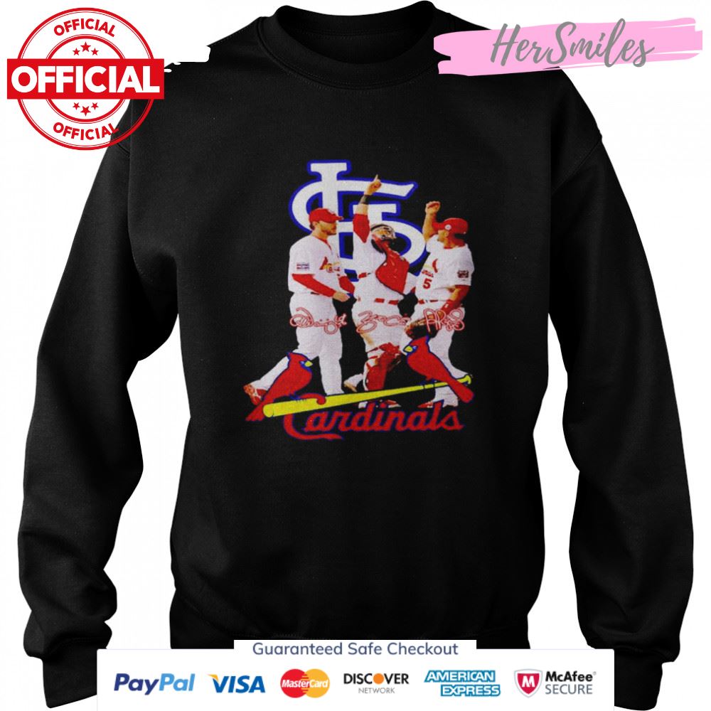 The Last Dance St. Louis Cardinals Molina Wainwright And Pujols signatures shirt The Last Dance St. Louis Cardinals Molina Wainwright And Pujols signatures shirt